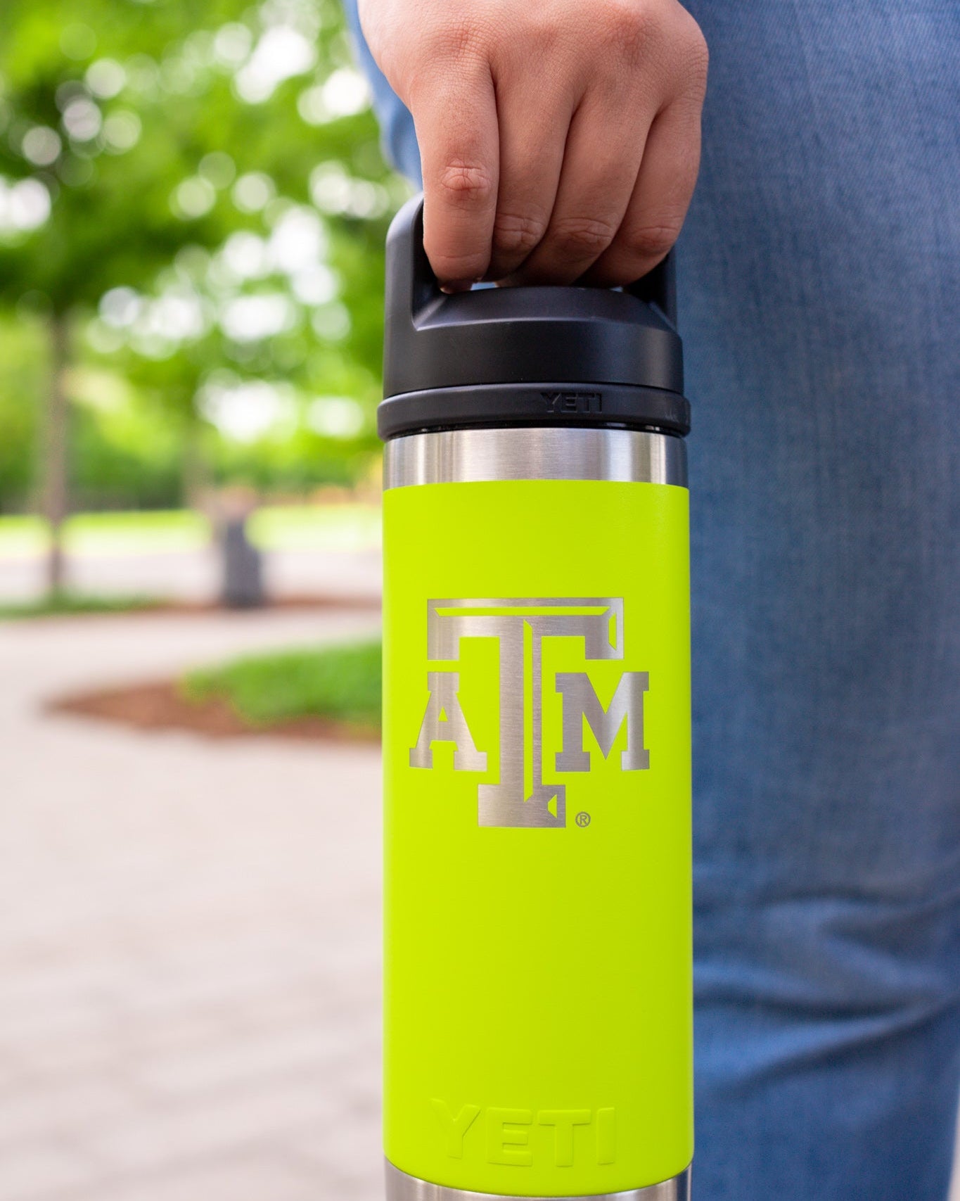 Texas A&M Yeti 18oz Chug - Yellow