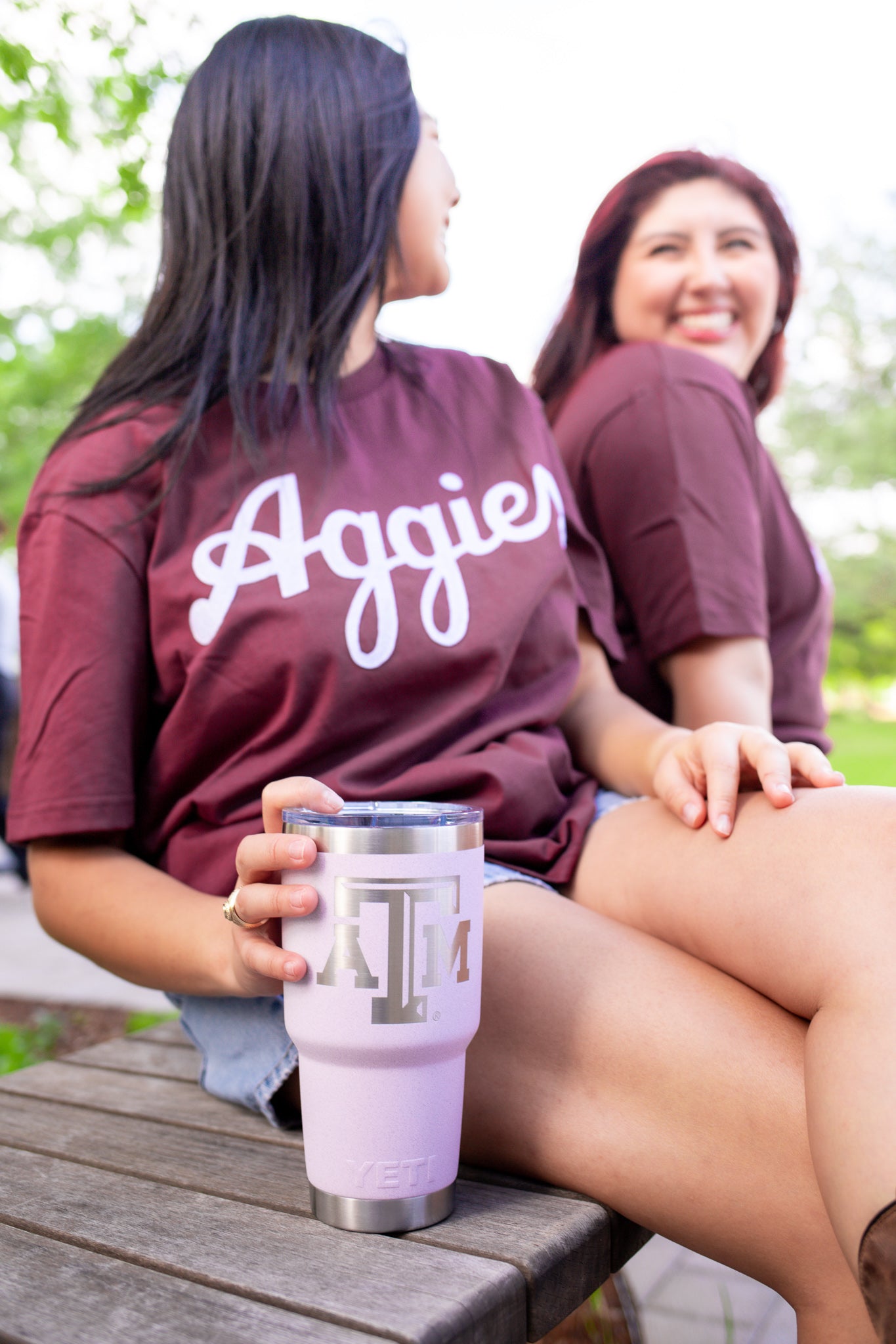 Texas A&M Yeti 30oz Tumbler - Cherry Blossom