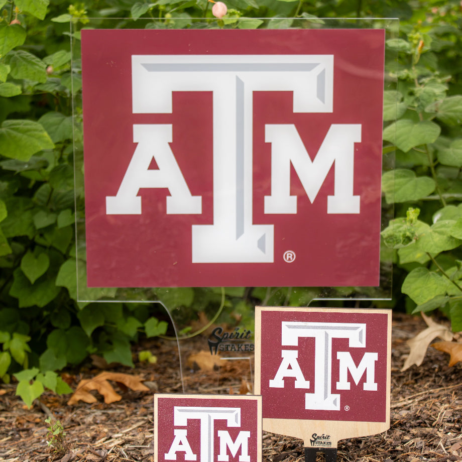 Texas A&M Spirit Stakes Large Acrylic Garden Stake
