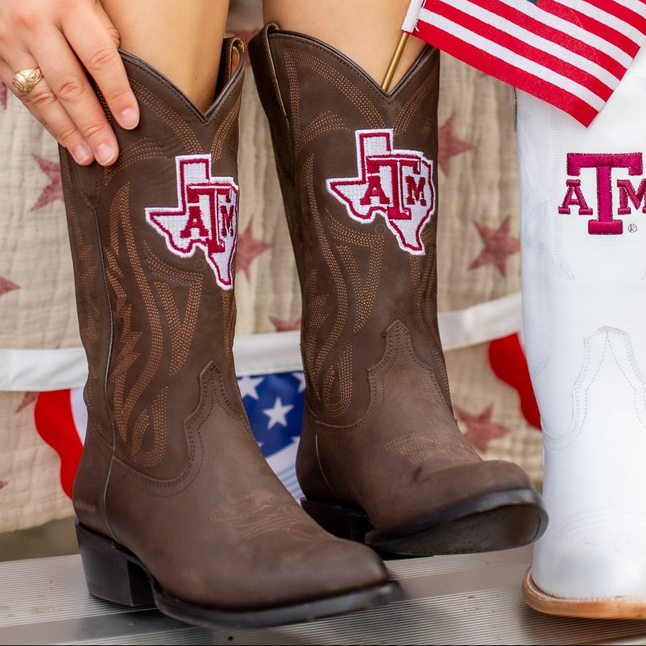 Texas A&M Women's Gameday Brown Boots