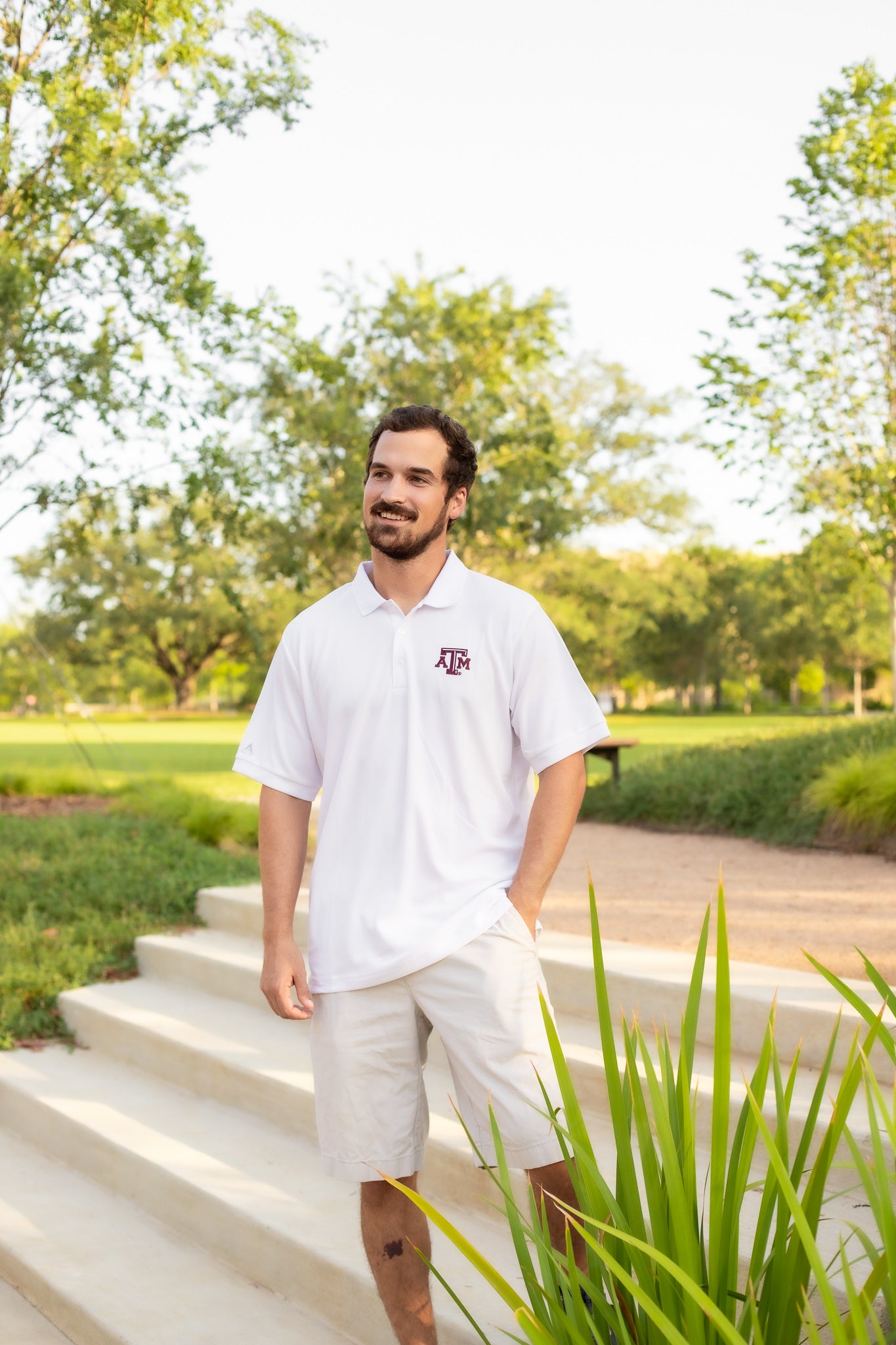 Texas A&M Antigua Legacy Pique Polo