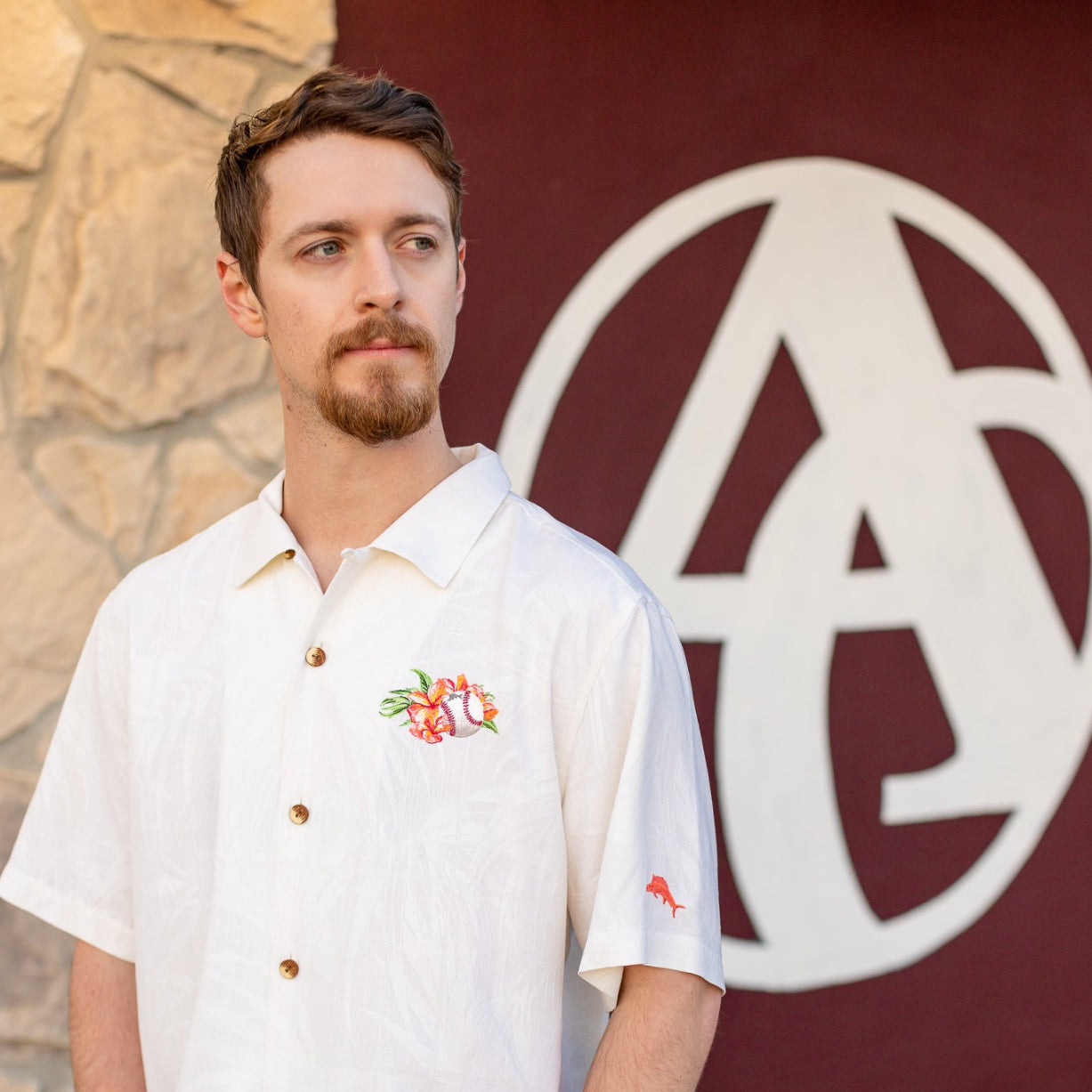 Texas A&M Tommy Bahama Grand Slam Bay Button Down