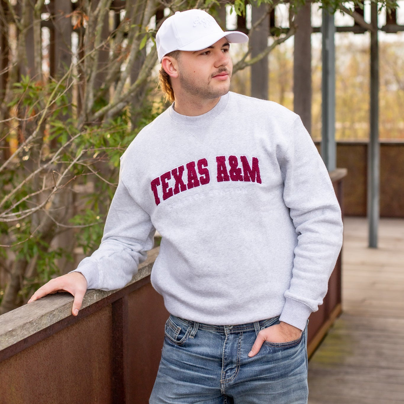 Texas A&M Collegiate Outfitters Arch Chenille Sweatshirt