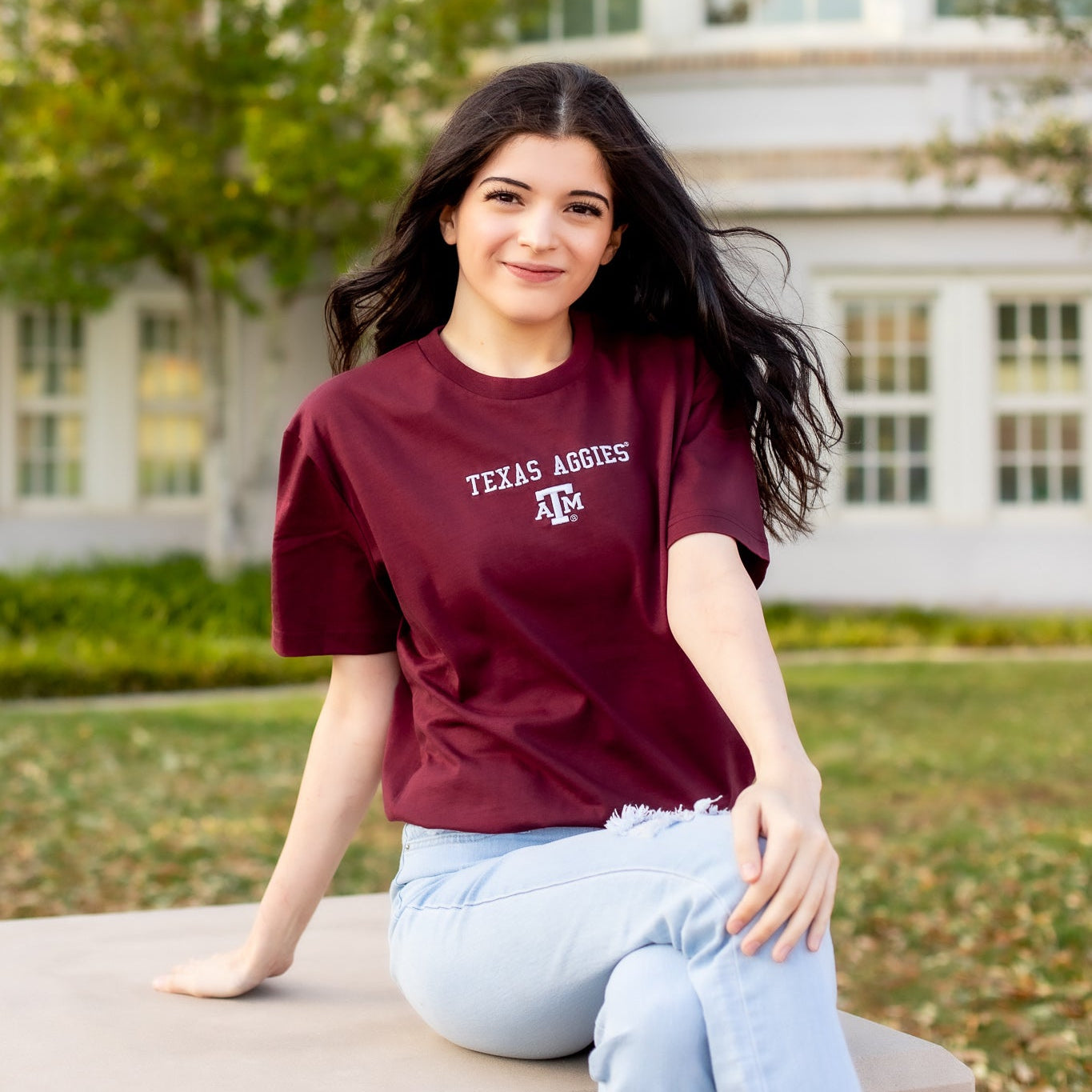 Texas A&M Collegiate Outfitters Aggies 3D Embroidery T-Shirt