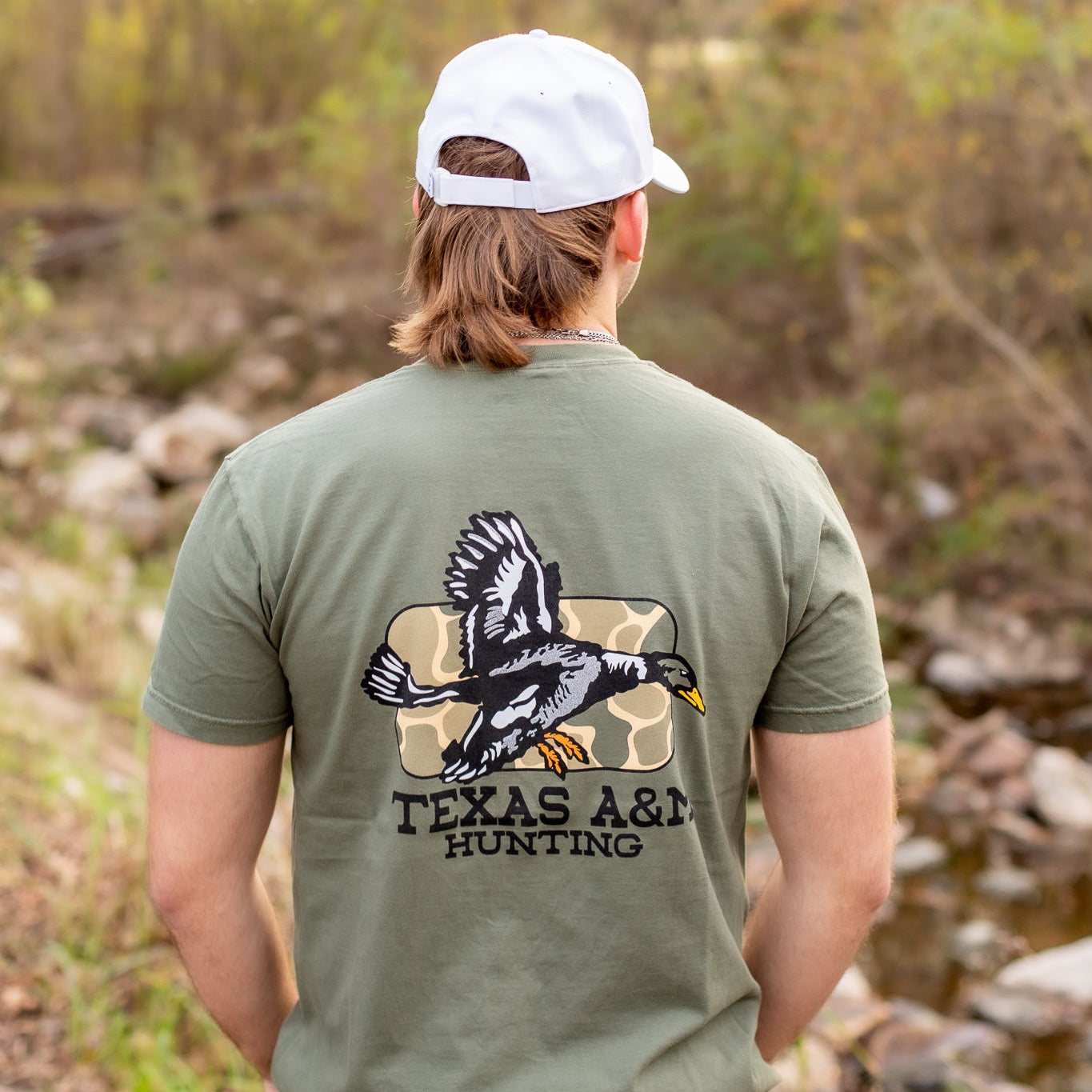 Texas A&M Sage Green Duck T-Shirt