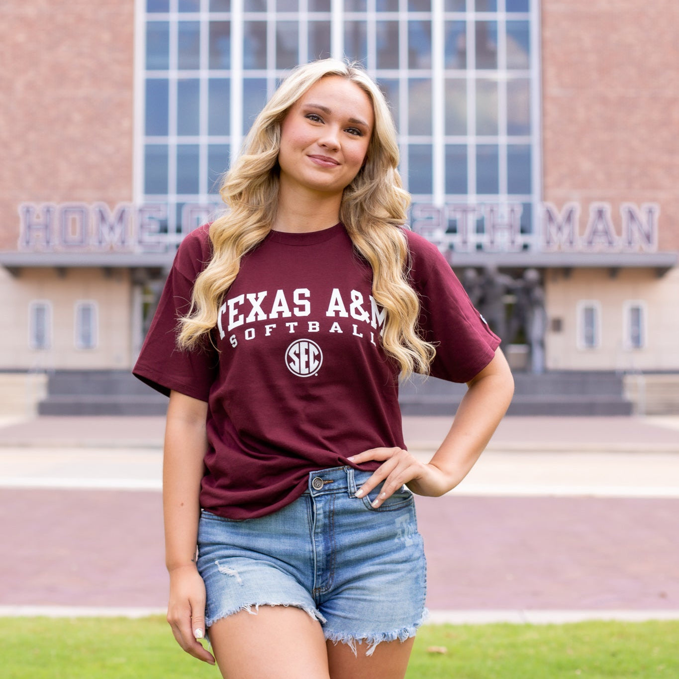 Texas A&M Champion Softball SEC T-Shirt