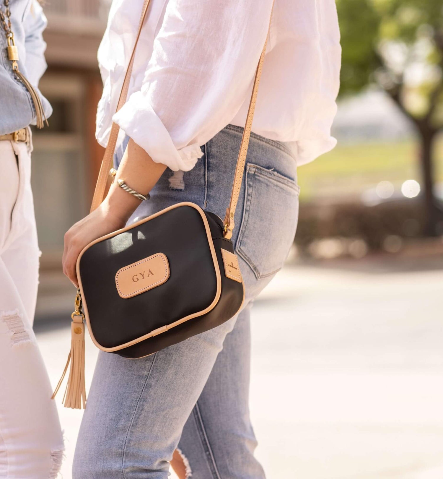 Jon Hart Coated Canvas Lola Crossbody