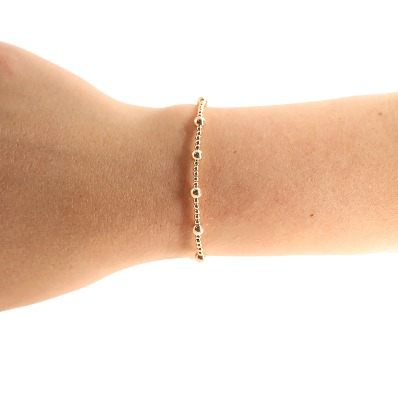 Beaded Blondes Kids June Beaded Bracelet - Gold