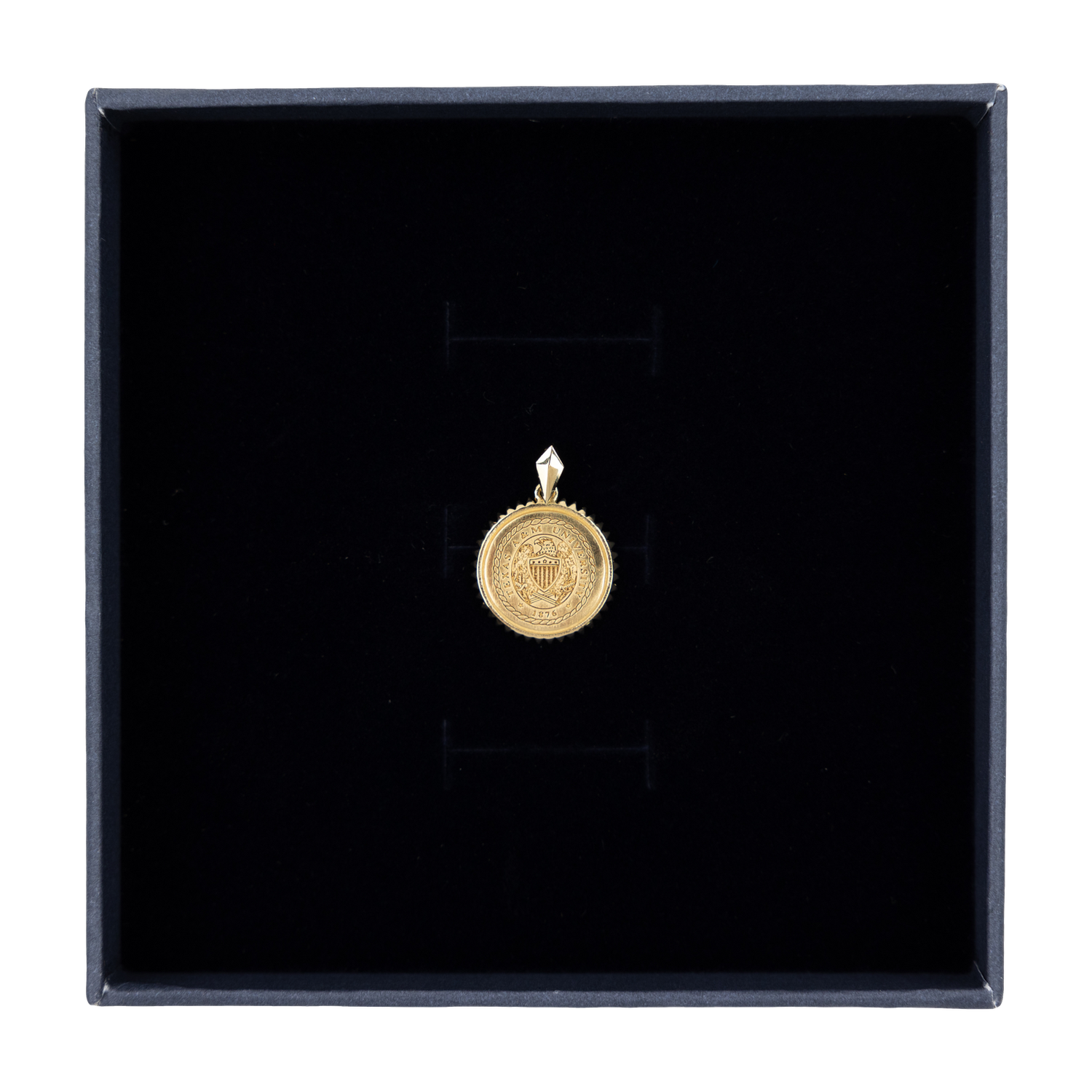 Texas A&M University Sunburst Crest Pendant