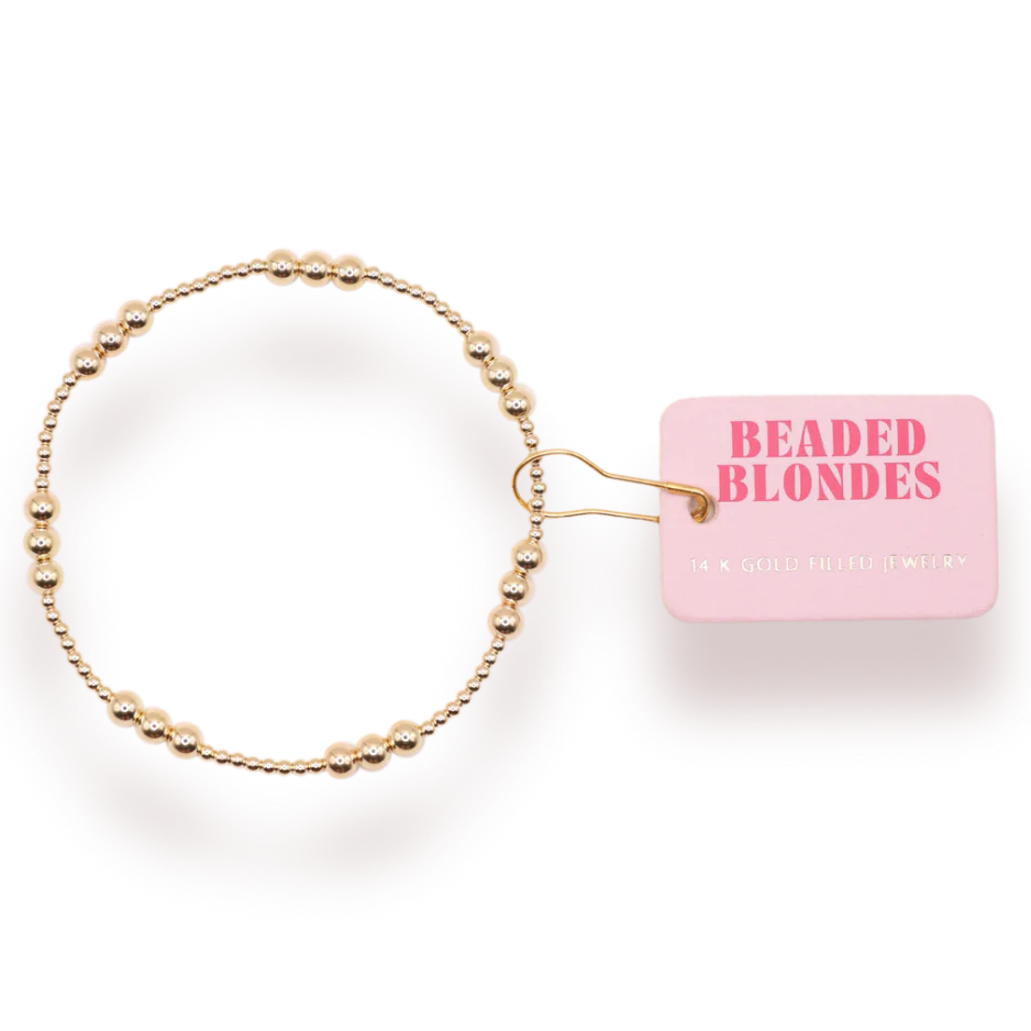 Gold Beaded Bracelet