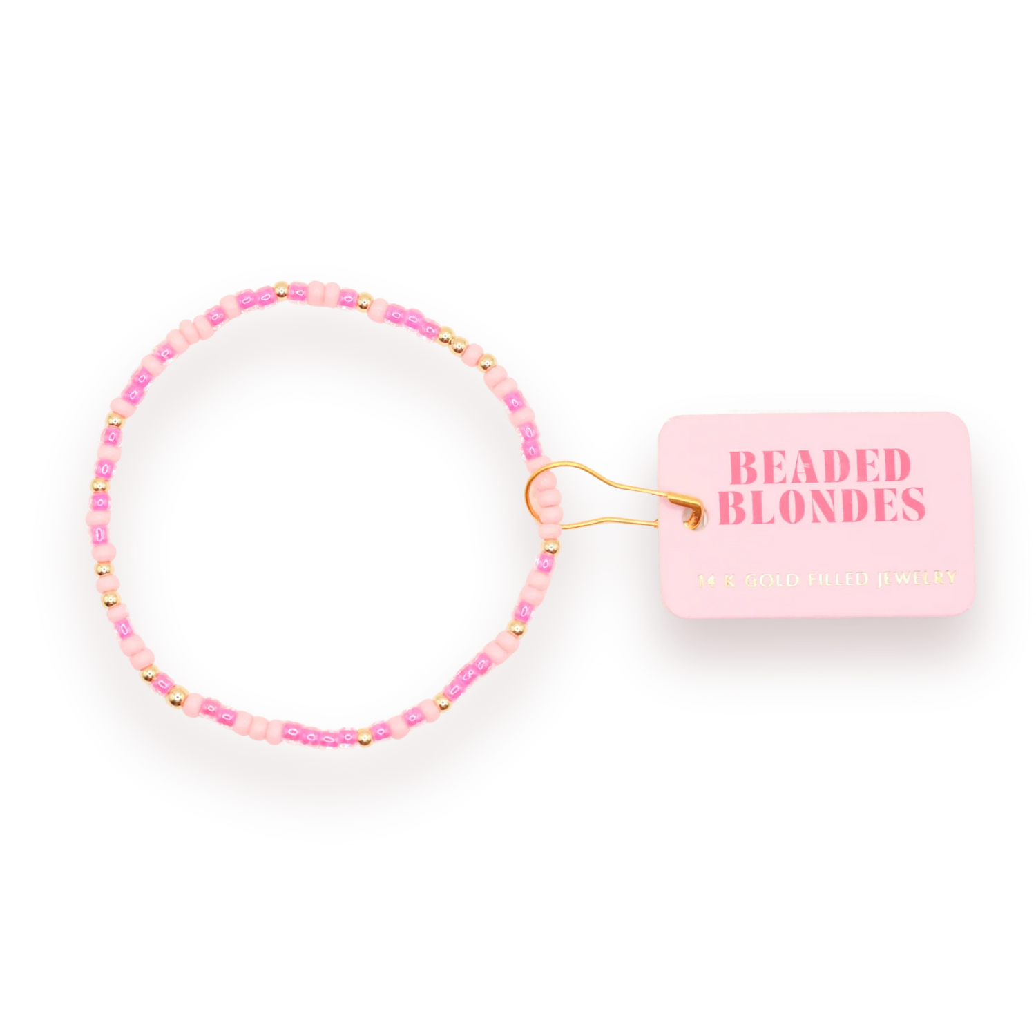Pink Beaded Bracelet