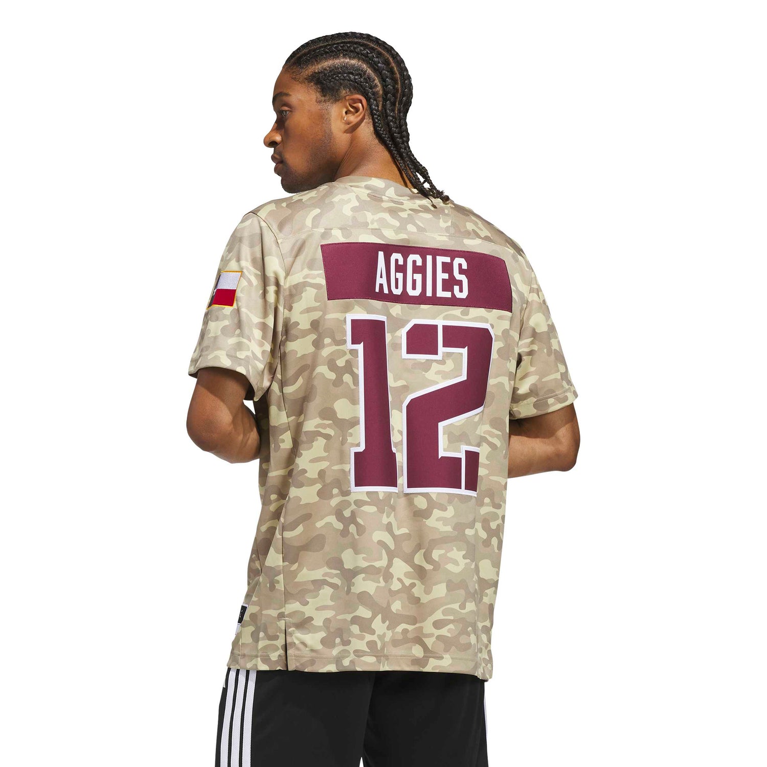 Texas A&M Adidas Premier Strategy Jersey - Camo