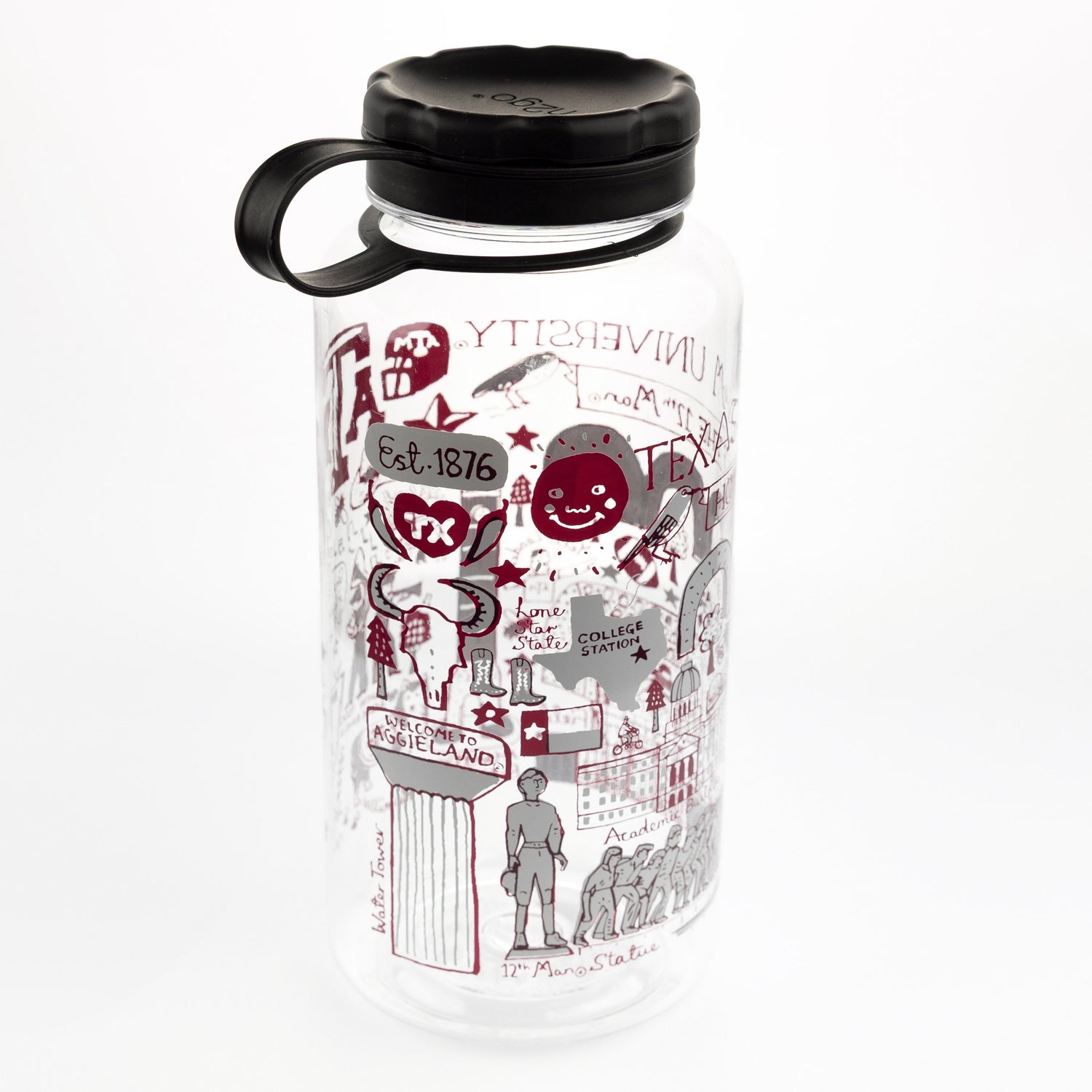 Texas A&M Julia Gash Water Bottle 34oz
