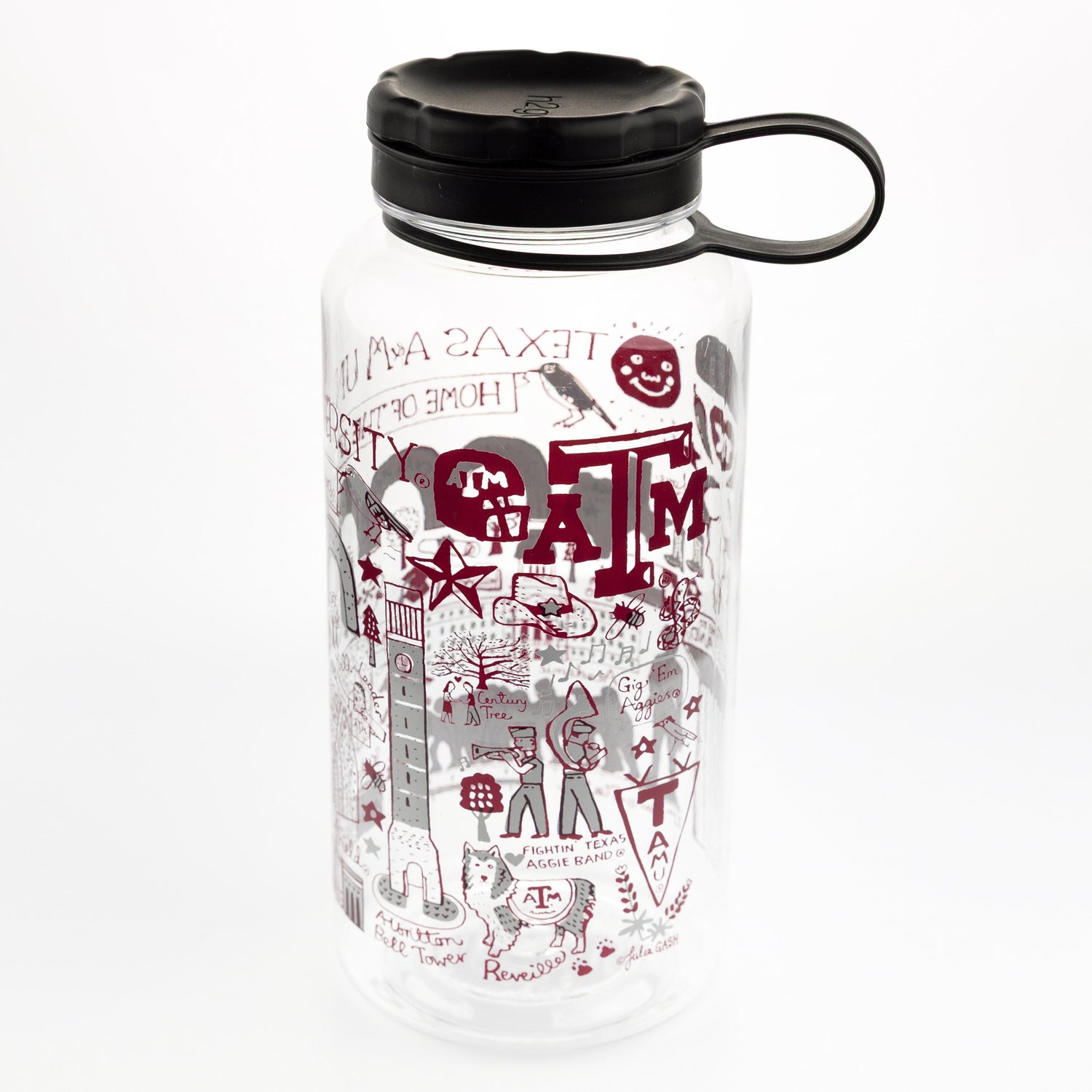 Texas A&M Julia Gash Water Bottle 34oz