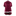Maroon top and shorts set with white waves on the edges of items