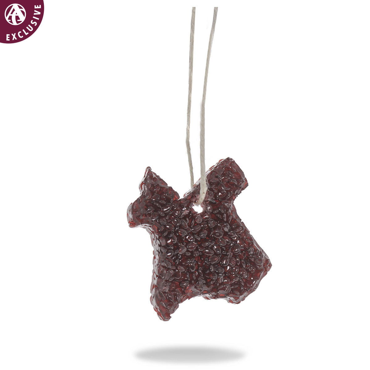 Maroon Texas-Shaped Air Freshener Aroma Beads