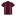 Maroon shirt with white geometric patterns on the shirt.