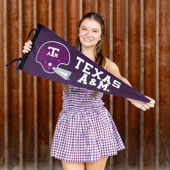 Texas A&M Vault Helmet Pennant