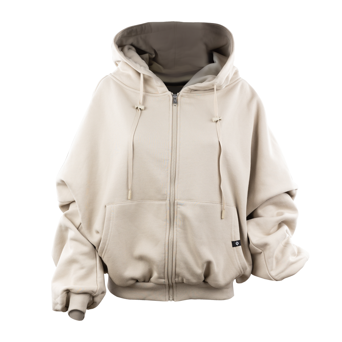 POPFLEX Seashell Zip Cloud Hoodie