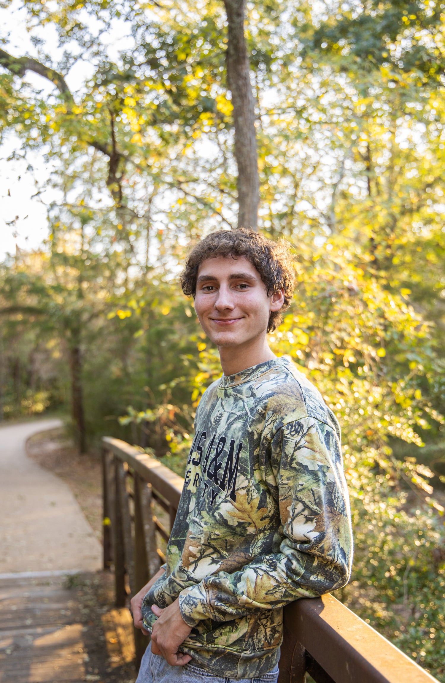Texas A&M University Camo Crewneck