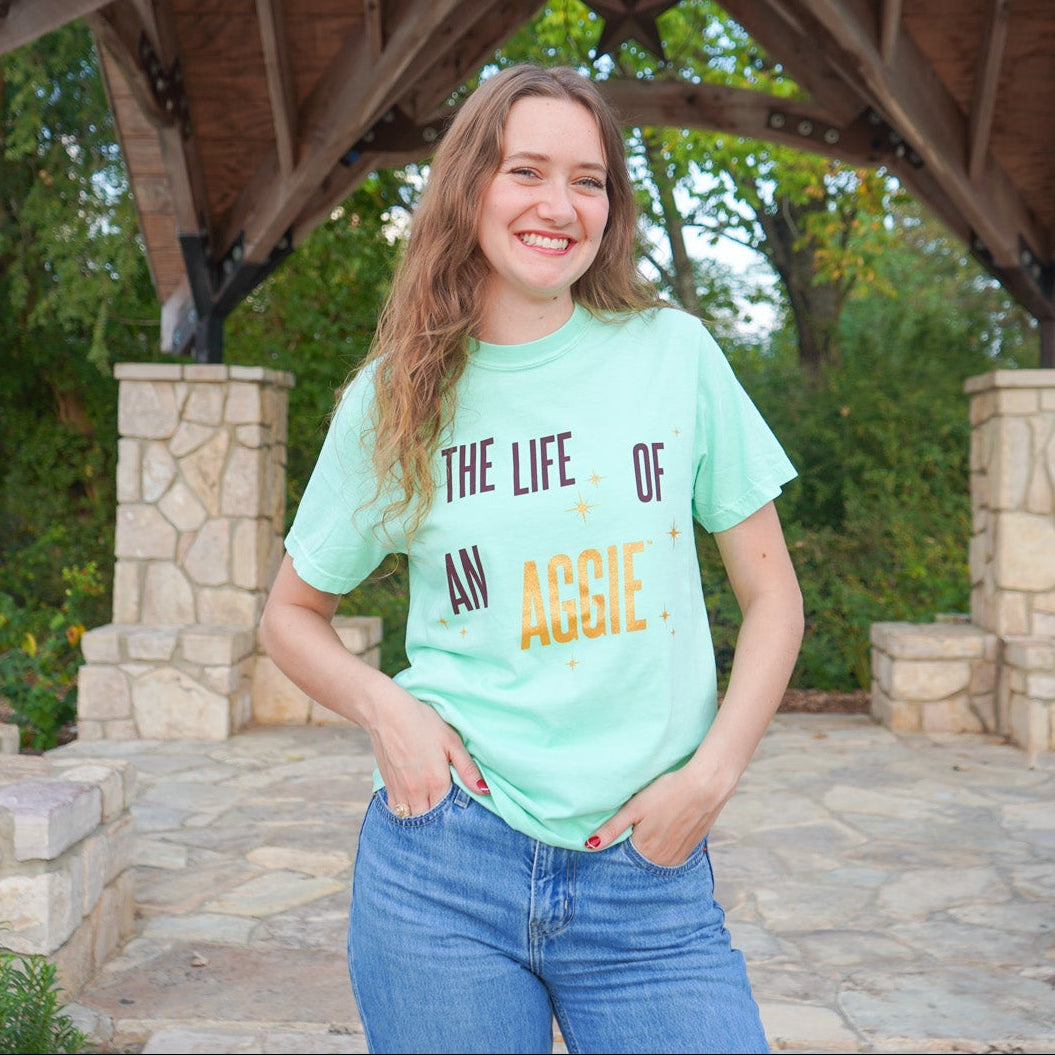 Comfort Colors Life of an Aggie T-Shirt