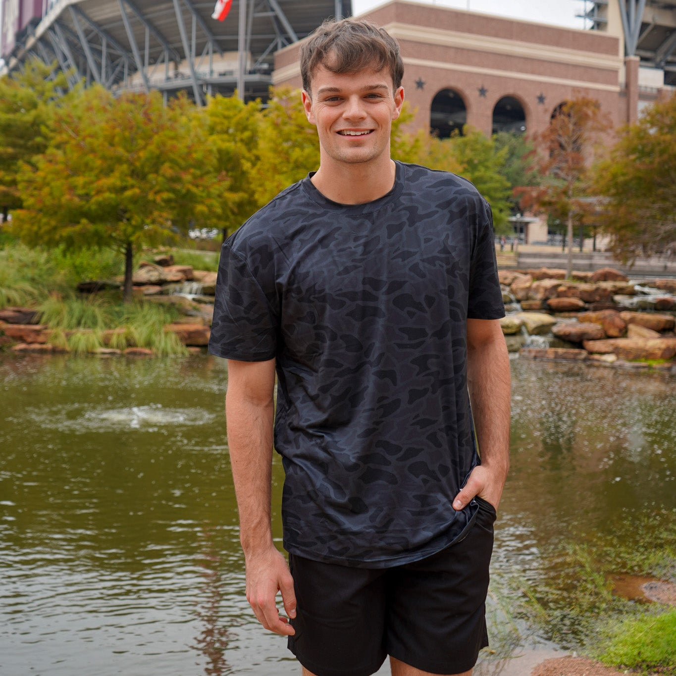 Burlebo Go to Black Camo T-Shirt