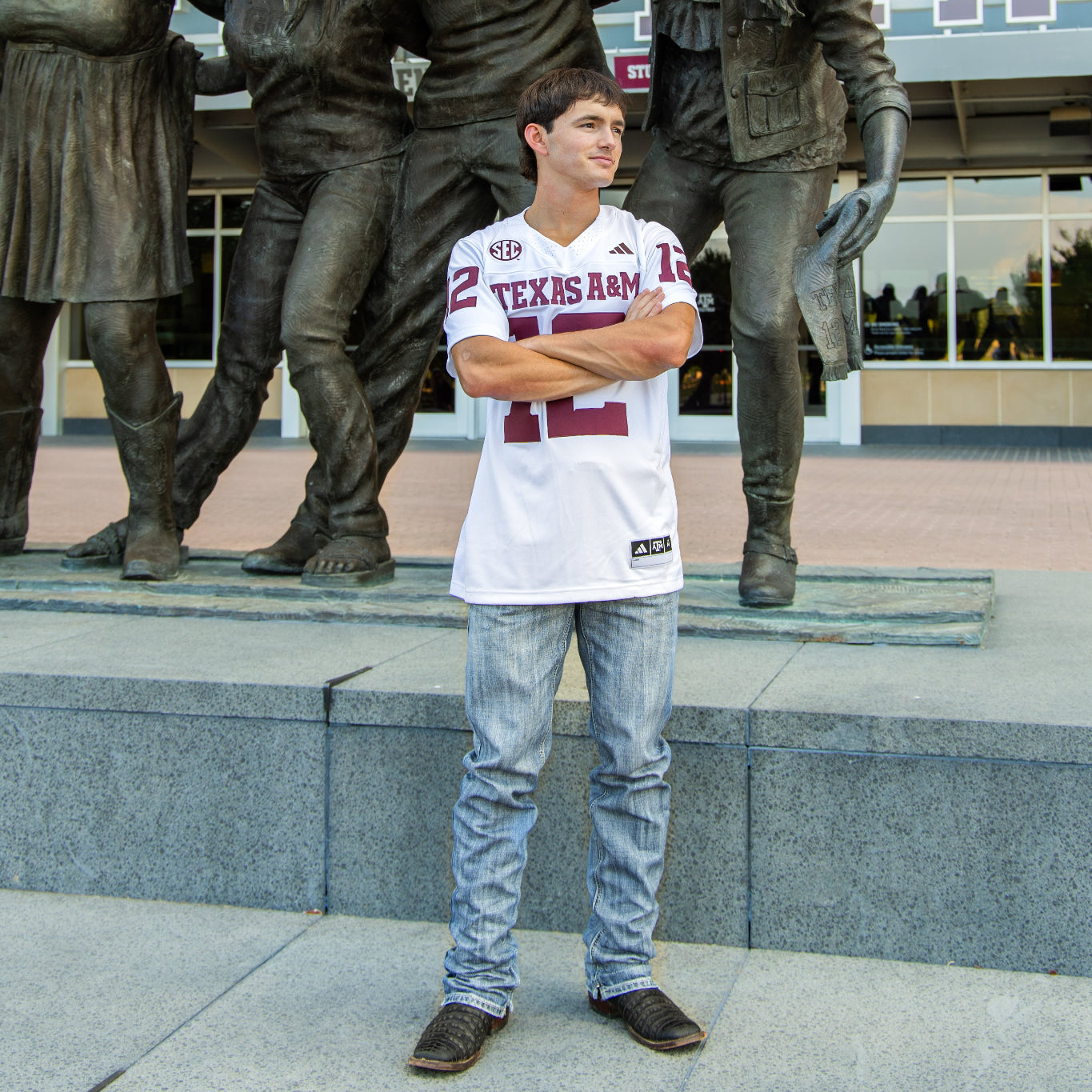 Texas A&M Adidas Premier Away Jersey