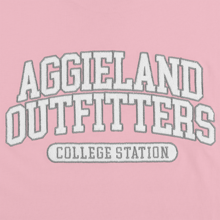 Collegiate Outfitters Arch Fabric T-Shirt - Pink