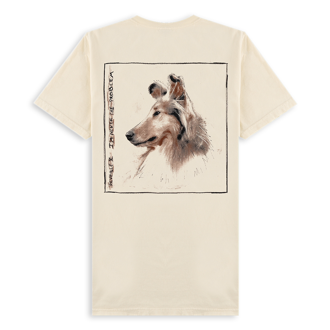 Reveille Sandy Colored I'm Never The Problem Tee