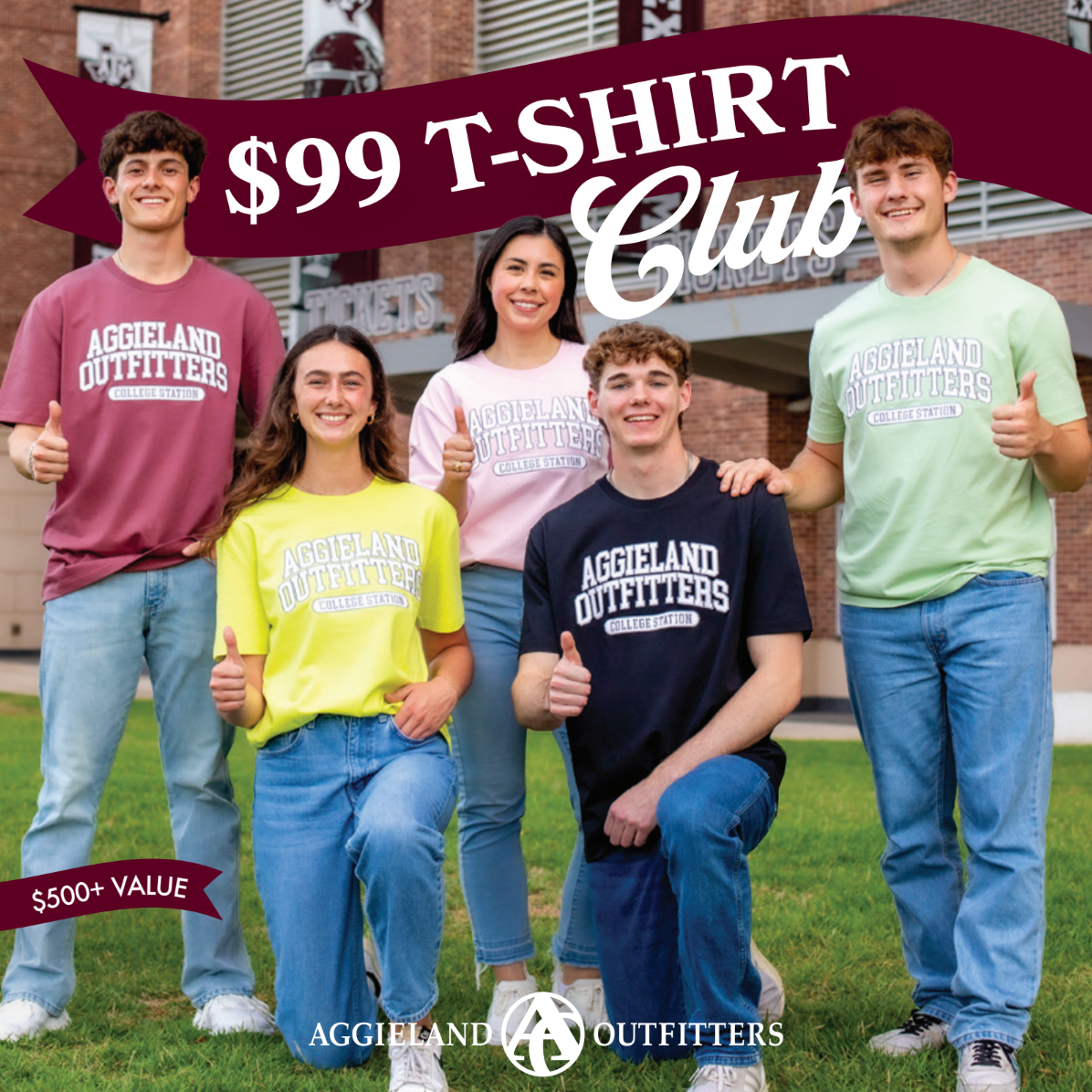 $99 T-Shirt Club Booklet