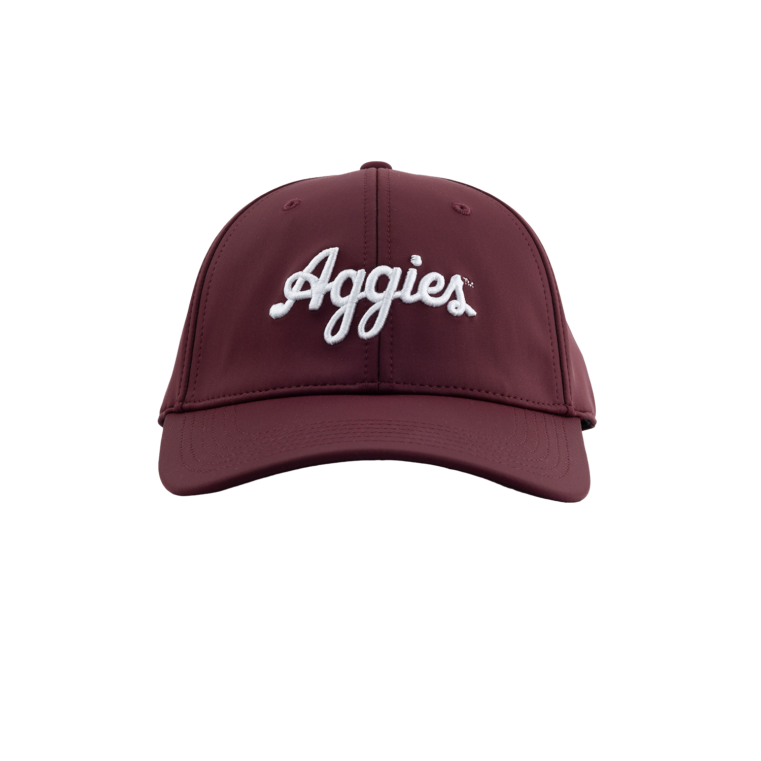 Maroon cap with 'Aggies' logo 
