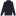 A black long-sleeve quarter-zip pullover sweatshirt with 'Aggies' embroidered in maroon script on the left chest, displayed on a clean white background.