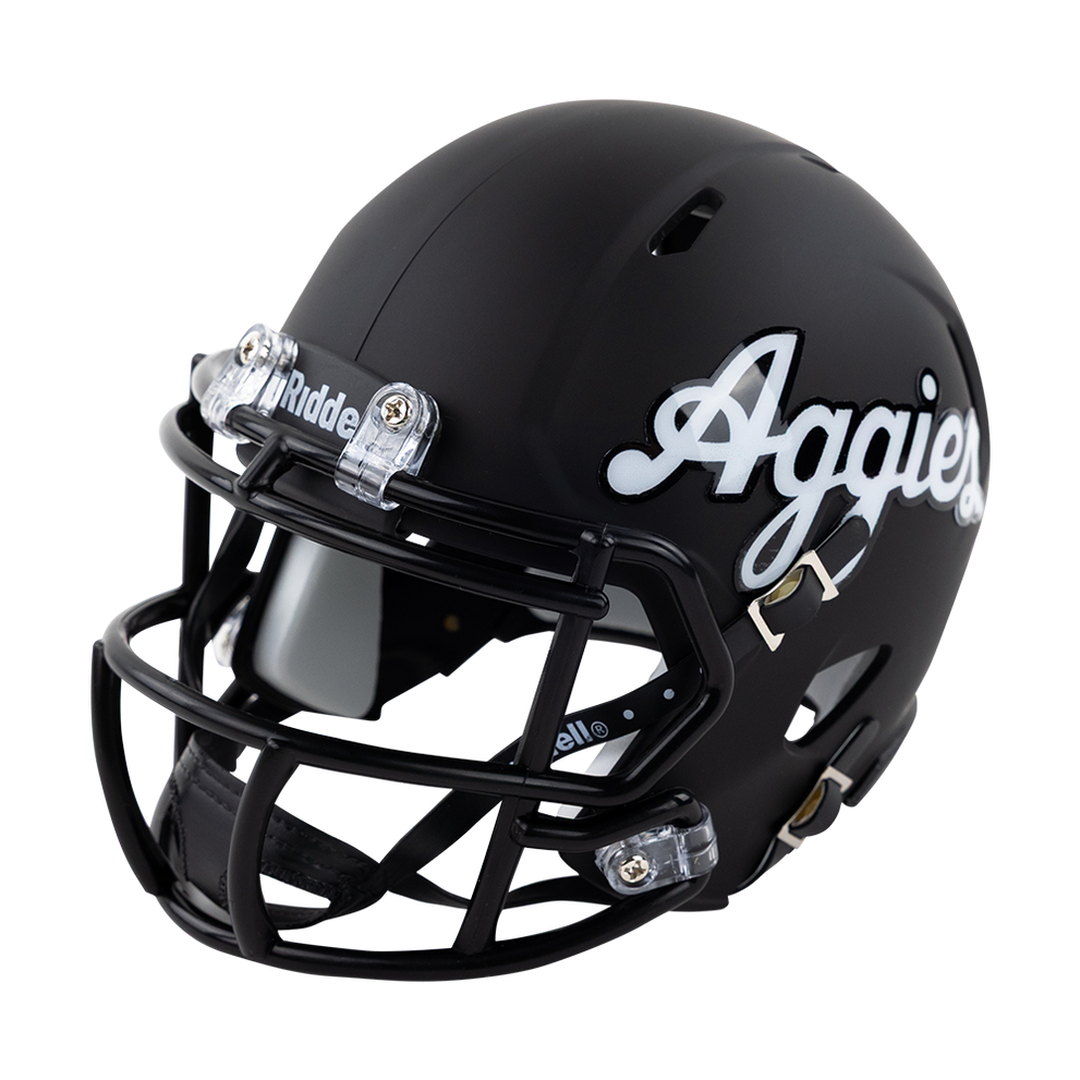Script Helmet Script Aggies Speed Mini Black Helmet – Aggieland Outfitters