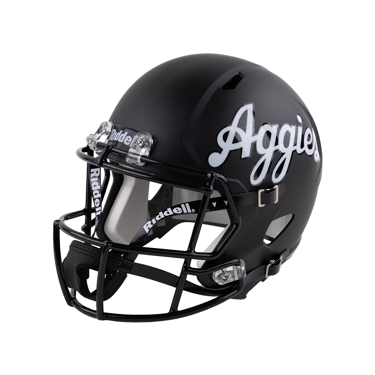 Script Aggies Speed Replica Black Football Helmet