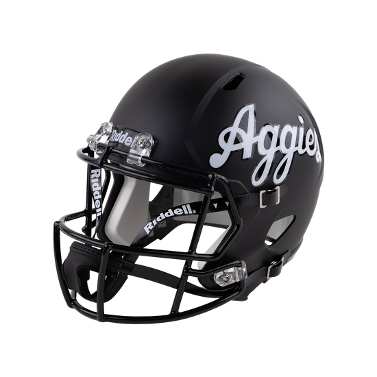 Aggies Football Script Script Aggies Speed Replica Black Football Helmet