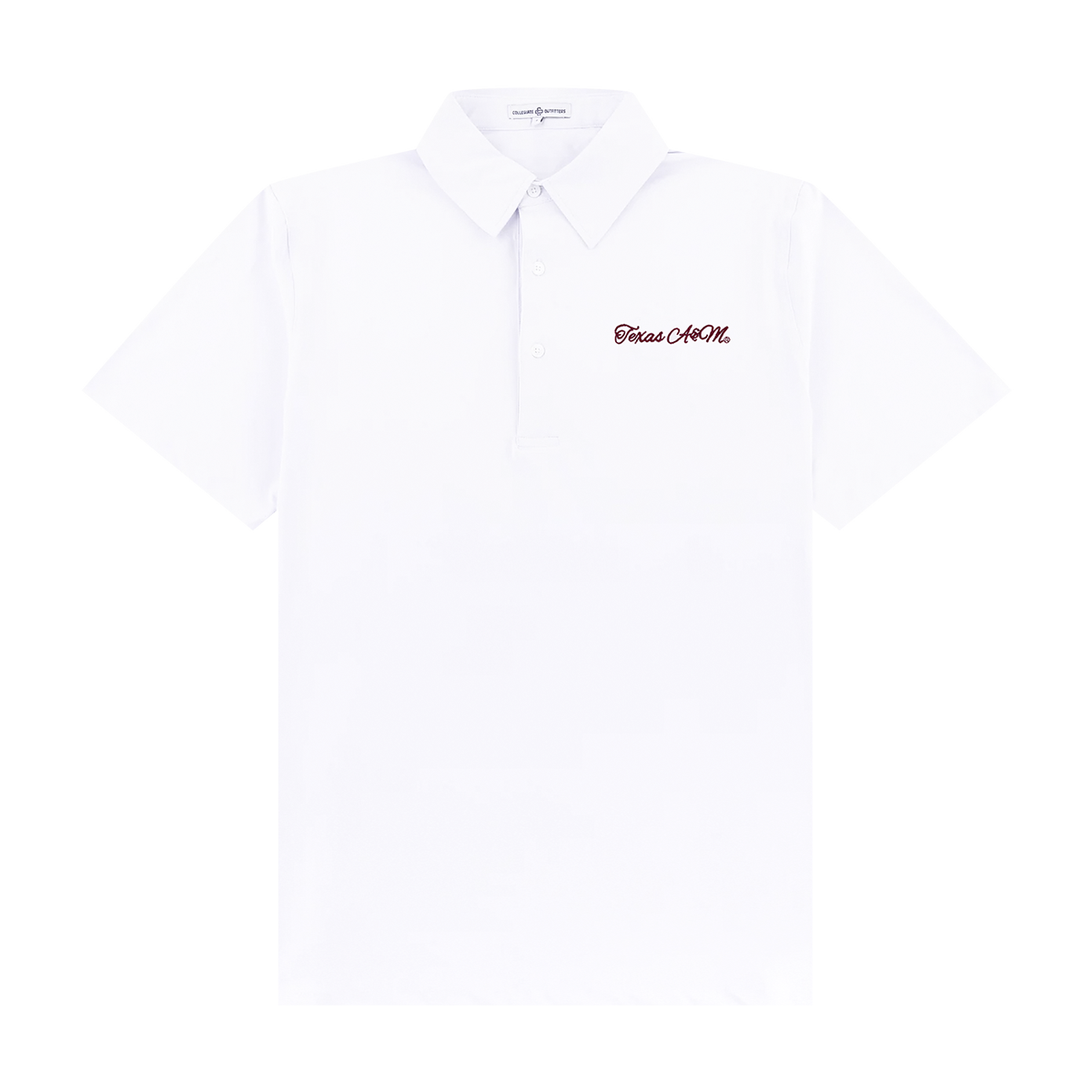 White Script Texas A&M Polo