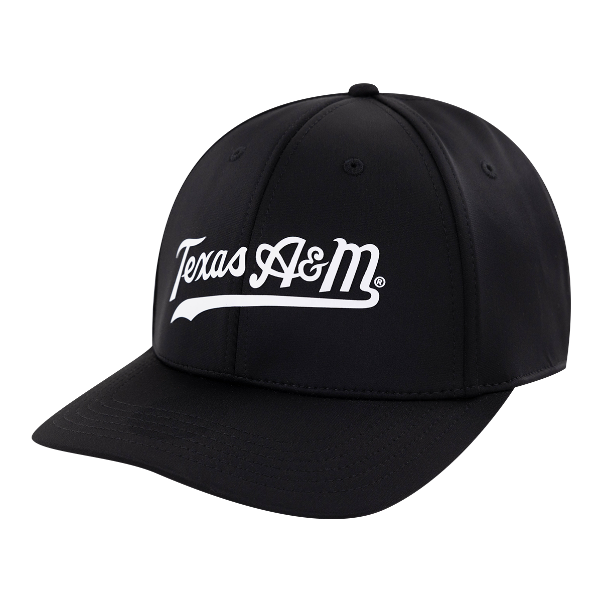 Black Hat with White Script Texas A&M Letting
