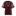 A women's short-sleeve top in deep burgundy with a scalloped cream V-neck trim and white floral embroidery on the sleeves, shown against a plain white background.