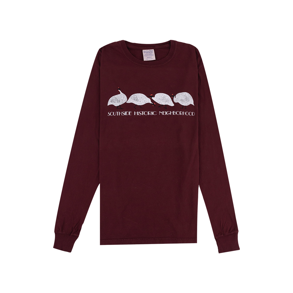 Southside Historic Long Sleeve in Maroon