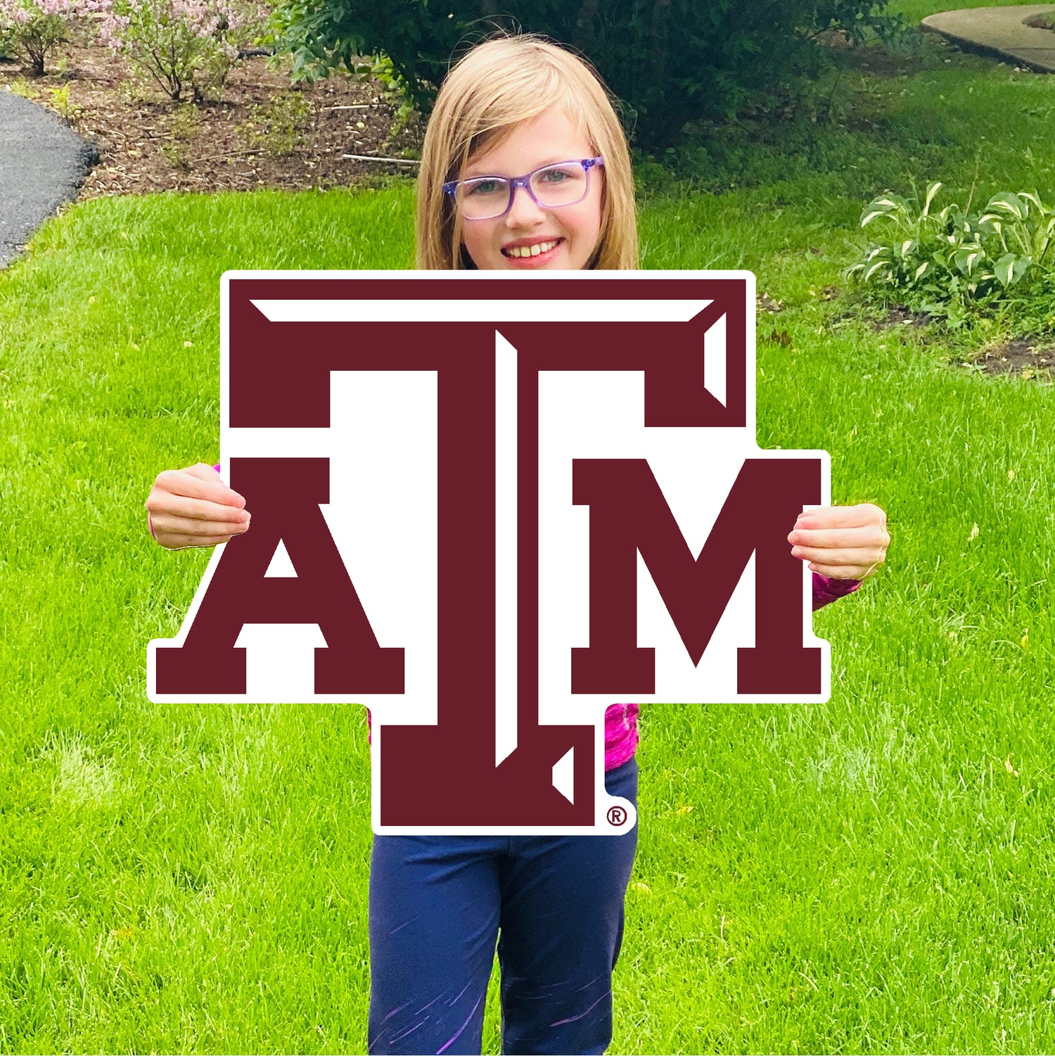 Dropship Item: Texas A&M ATM Yard Sign 18" x 24"