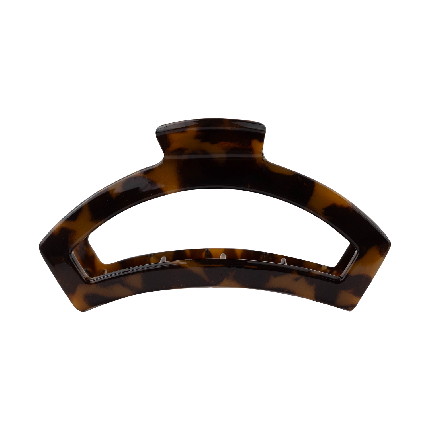 Cheetah print claw clip for women