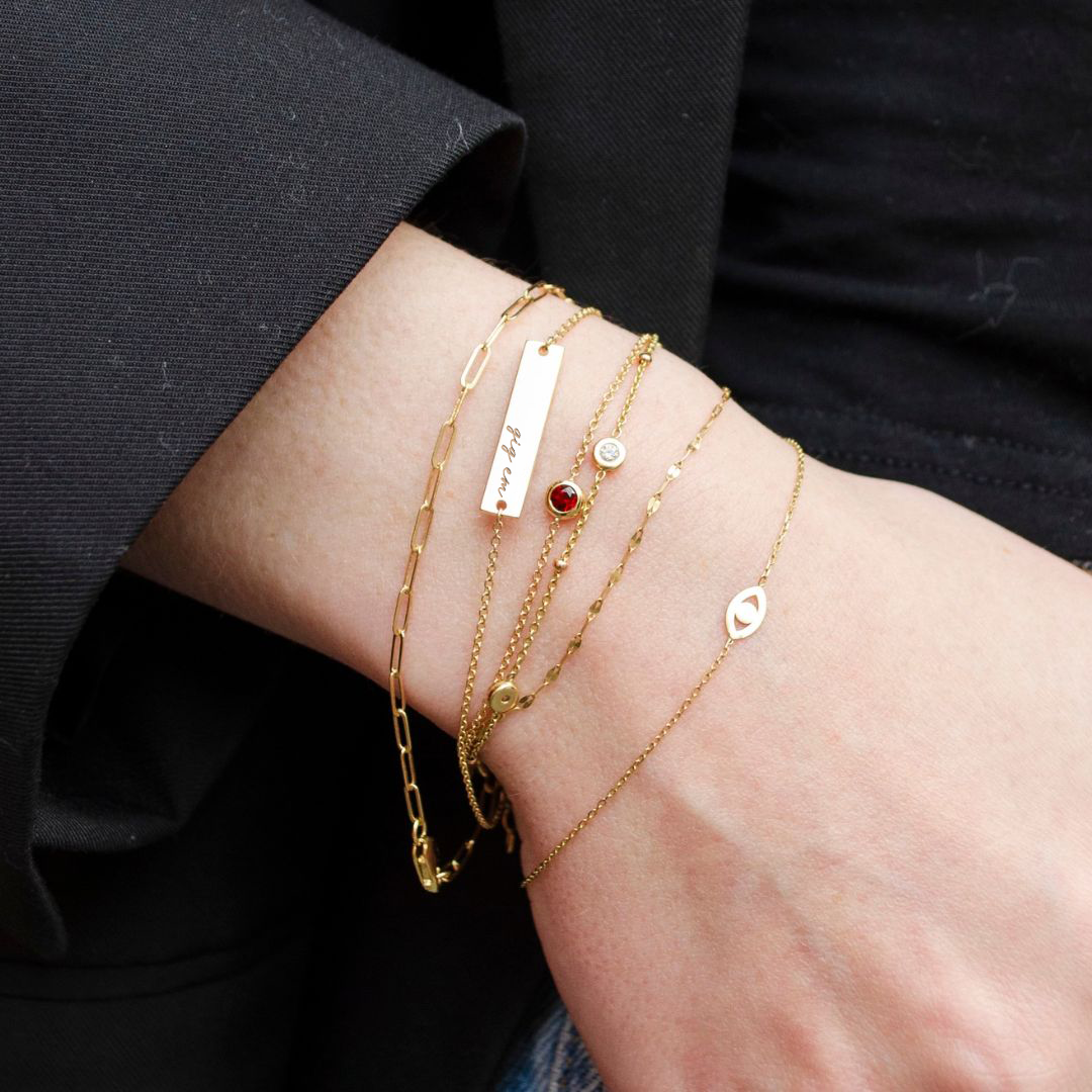 Texas A&M Gig 'Em Bracelet - Cavan Gold