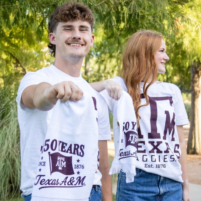 Texas A&M Comfort Colors Est. 1876 Tee - White