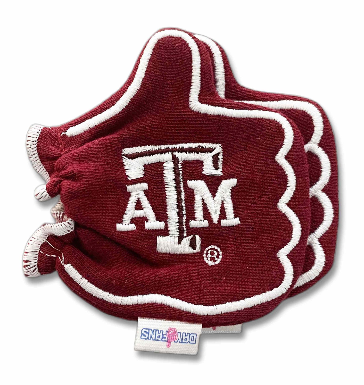 Texas A&M Gig 'Em Maroon Newborn Baby Mittens