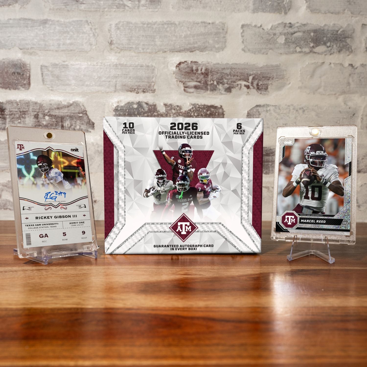 Texas A&M ONIT 2026 Football Trading Cards Platinum Box