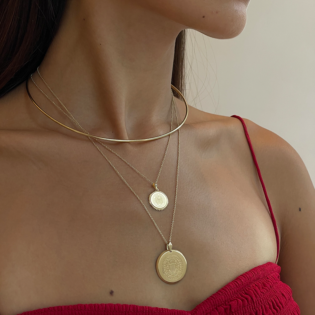 Texas A&M University Sunburst Crest Pendant