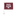 A maroon car window flag with a white 'ATM' logo, mounted on a white plastic pole with a base, shown against a plain white background.