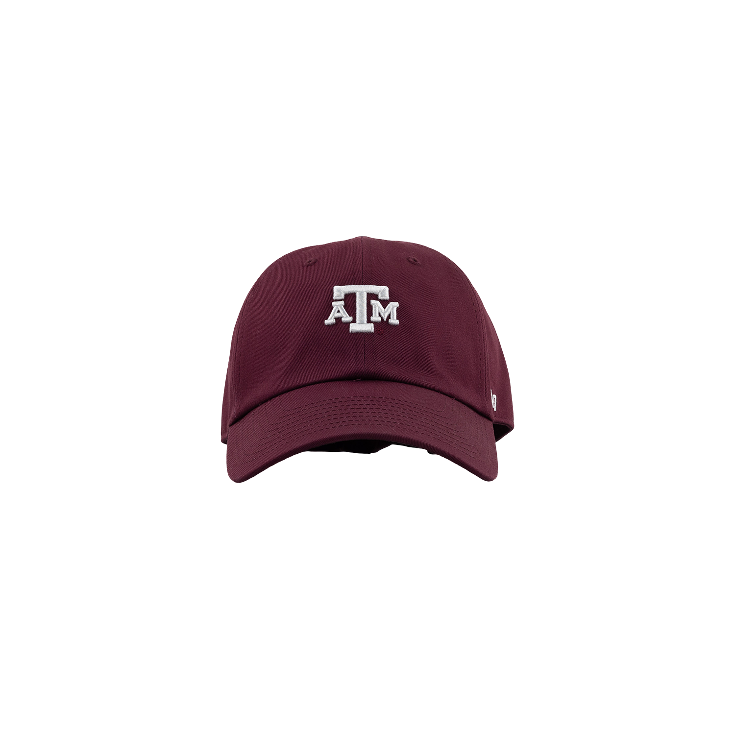 Maroon cap with white ATM logo