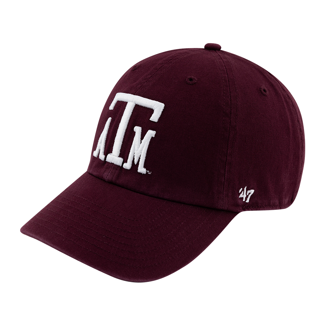 Maroon cap with the Texas A&M logo in white.