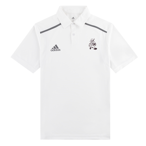 Texas A M Adidas Football Ol Sarge White Polo